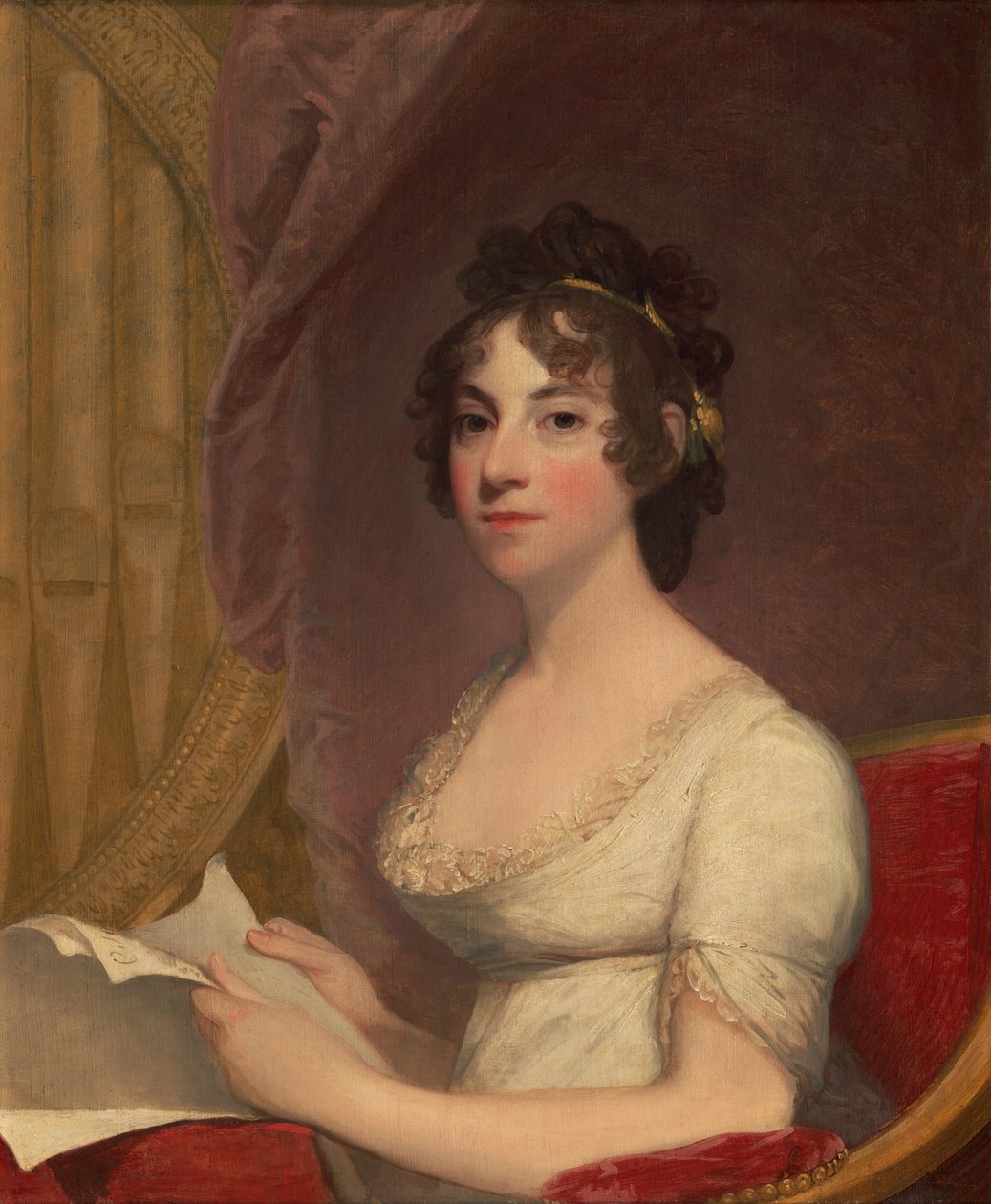 Anna Maria Brodeau Thornton (żona Williama Thorntona) autorstwa Gilbert Stuart