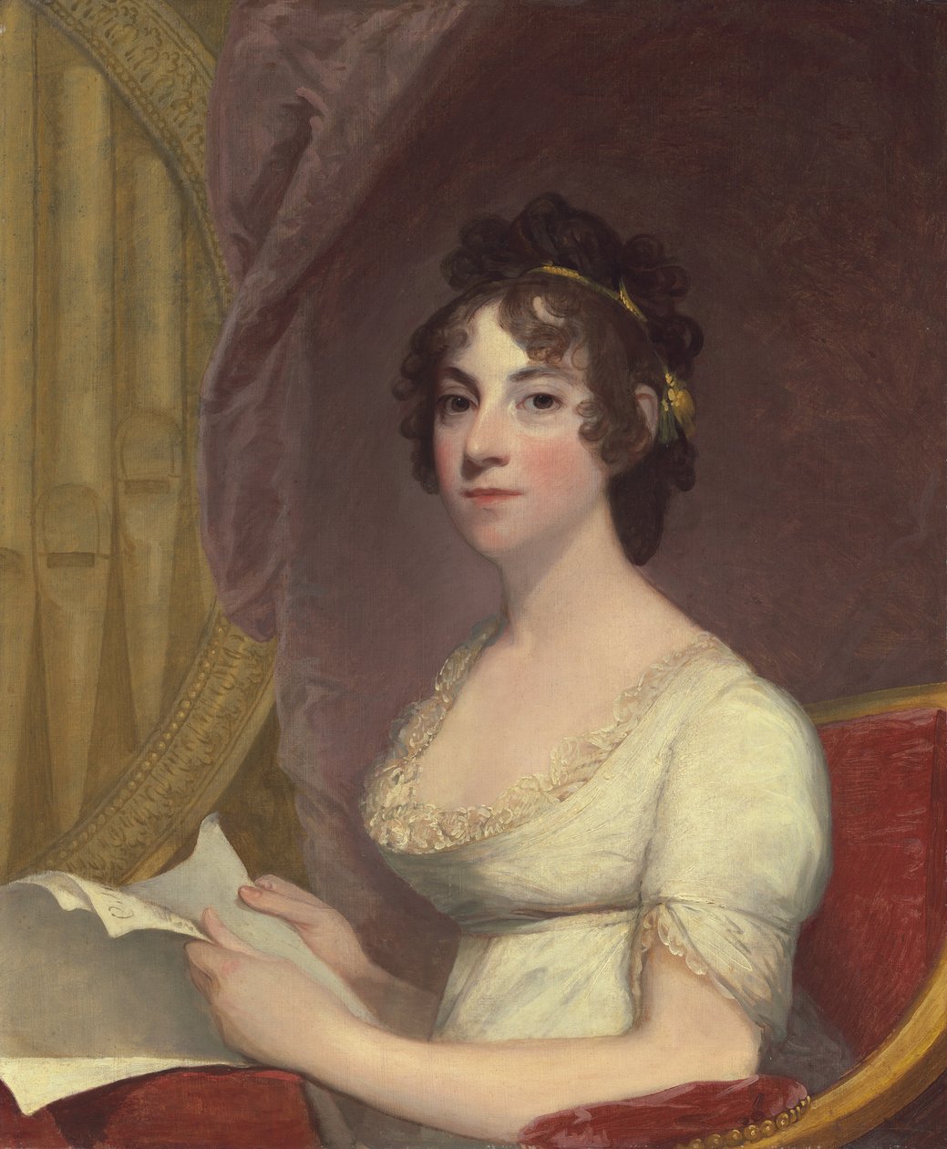 Anna Maria Brodeau Thornton (Pani William Thornton) autorstwa Gilbert Stuart