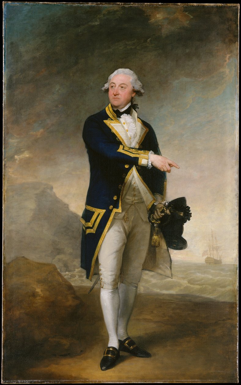 Kapitan John Gell autorstwa Gilbert Stuart