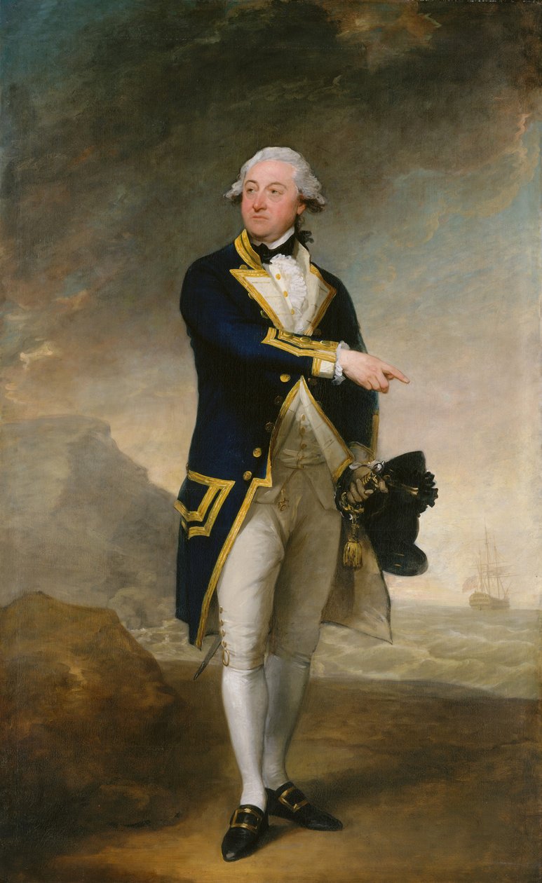 Kapitan John Gell, 1785. autorstwa Gilbert Stuart