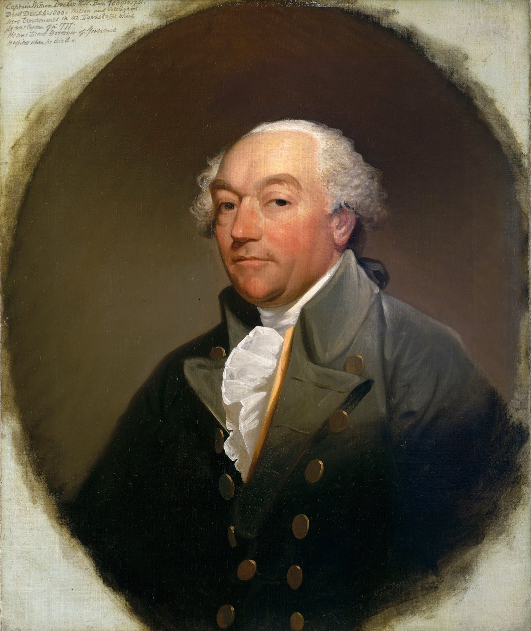 Kapitan William Locker (1731-1800), ok. 1785 (olej na płótnie) autorstwa Gilbert Stuart