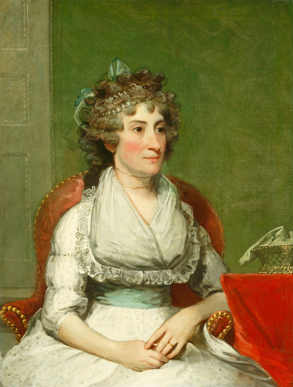 Catherine Yates Pollock (Pani George Pollock) autorstwa Gilbert Stuart
