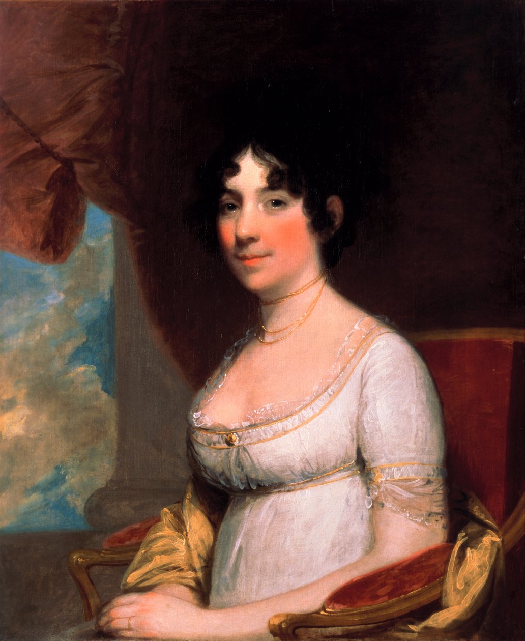 Dolley Payne Madison (Pani James Madison) autorstwa Gilbert Stuart