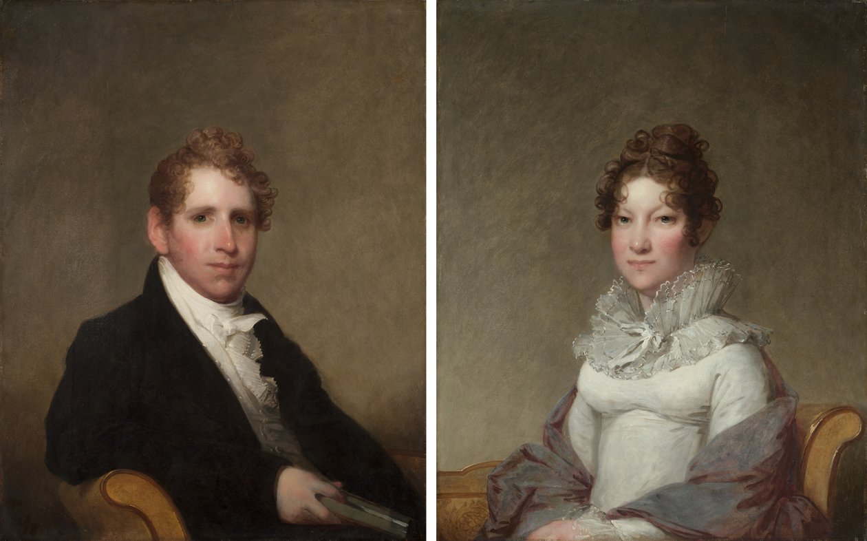 dr James Stuart; Mary Campbell Stuart autorstwa Gilbert Stuart