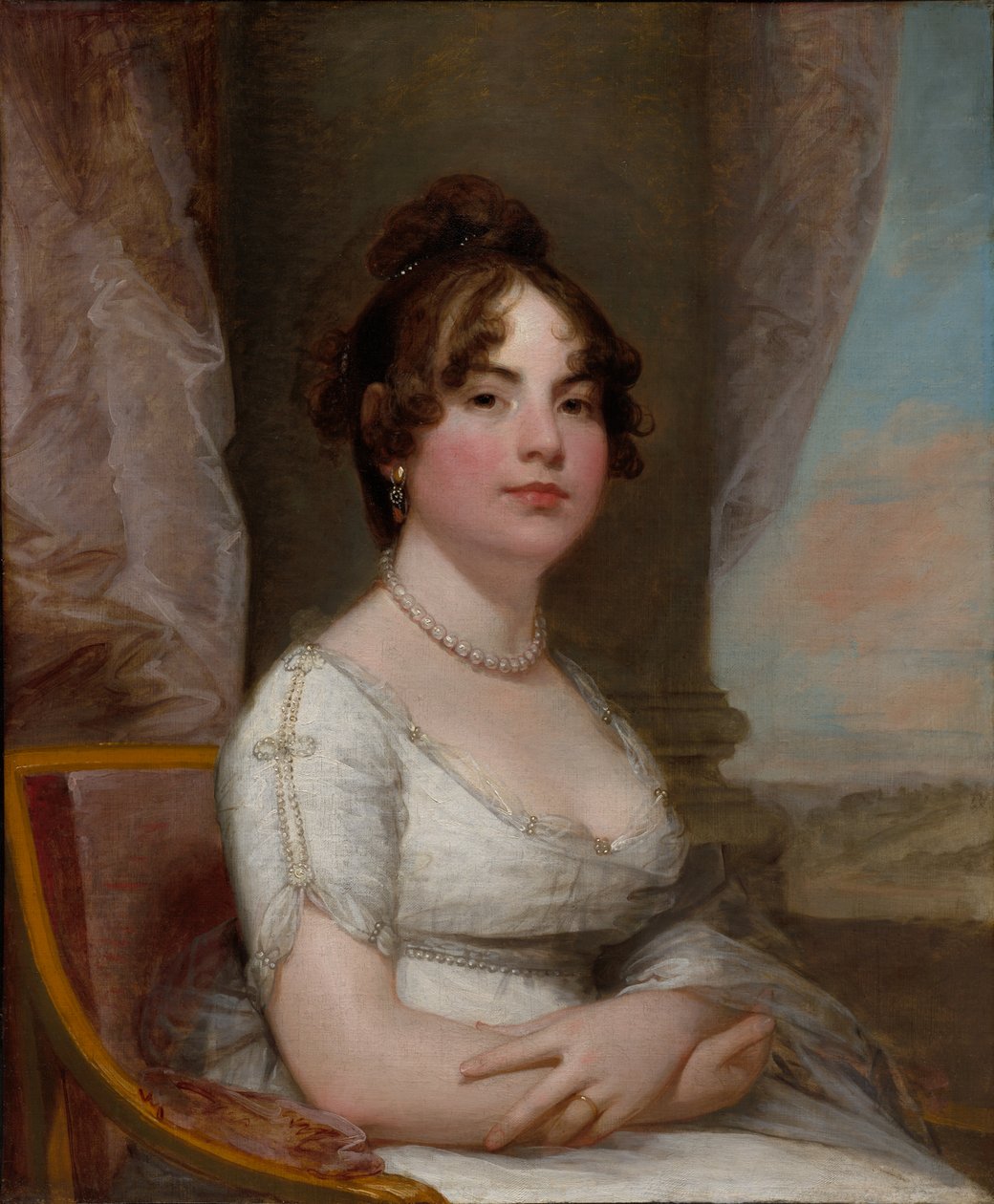 Elżbieta Beltzhoover Mason autorstwa Gilbert Stuart