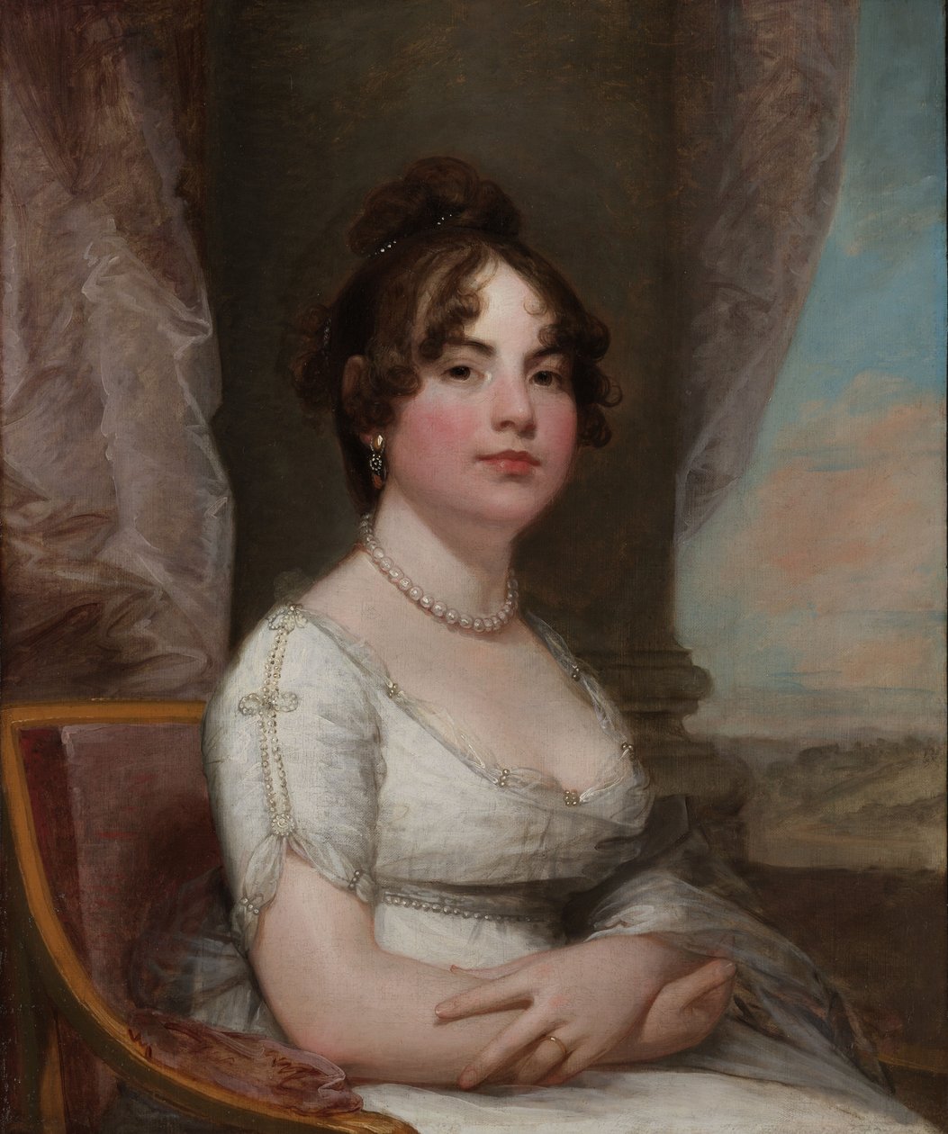 Elizabeth Beltzhoover Mason, c.1803-05 (olej na płótnie) autorstwa Gilbert Stuart