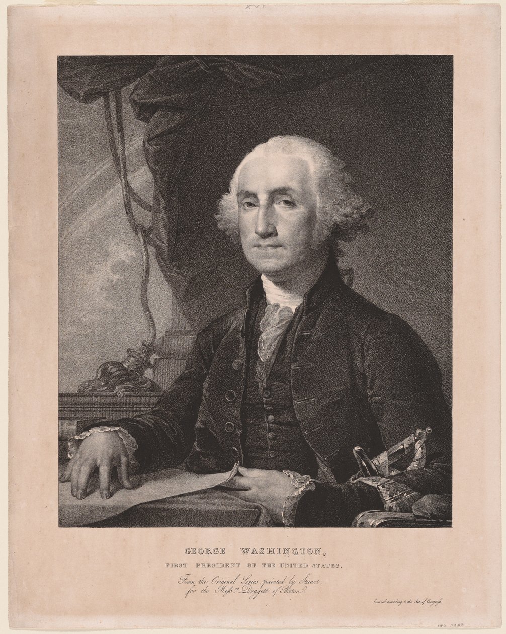 George Washington autorstwa Gilbert Stuart