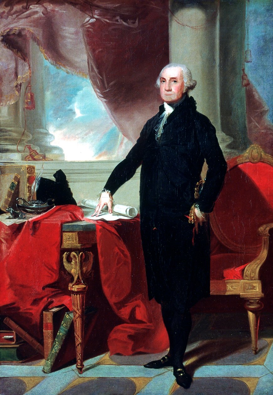 Jerzy Waszyngton 1732-99, 1796 autorstwa Gilbert Stuart
