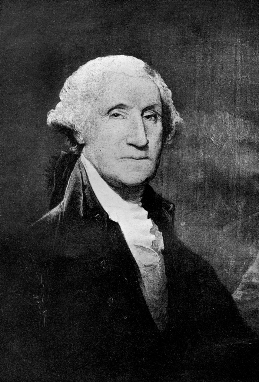 George Washington, pierwszy prezydent Stanów Zjednoczonych, 1933. autorstwa Gilbert Stuart