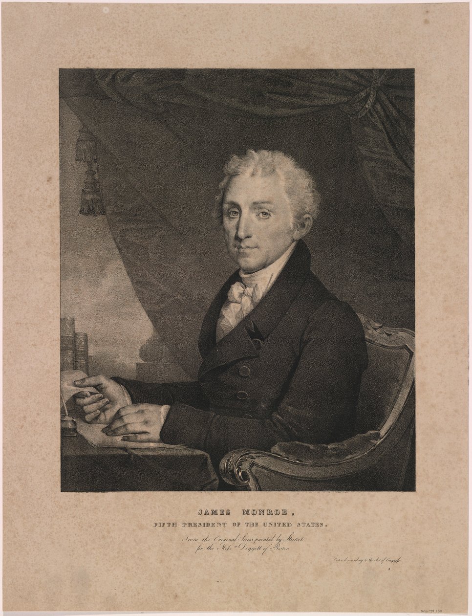 James Monroe autorstwa Gilbert Stuart
