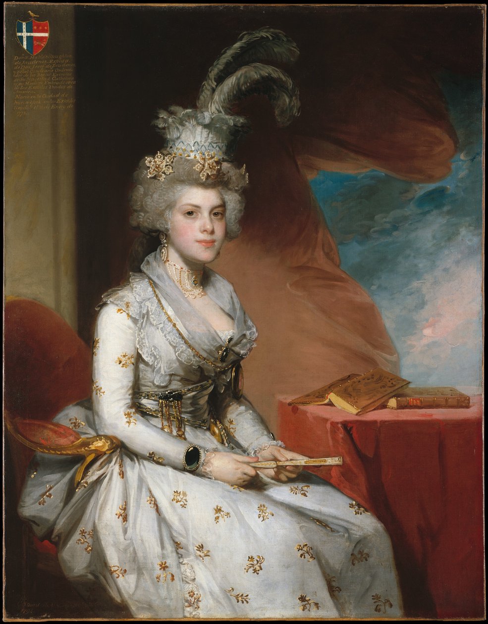 Matilda Stoughton de Jaudenes autorstwa Gilbert Stuart