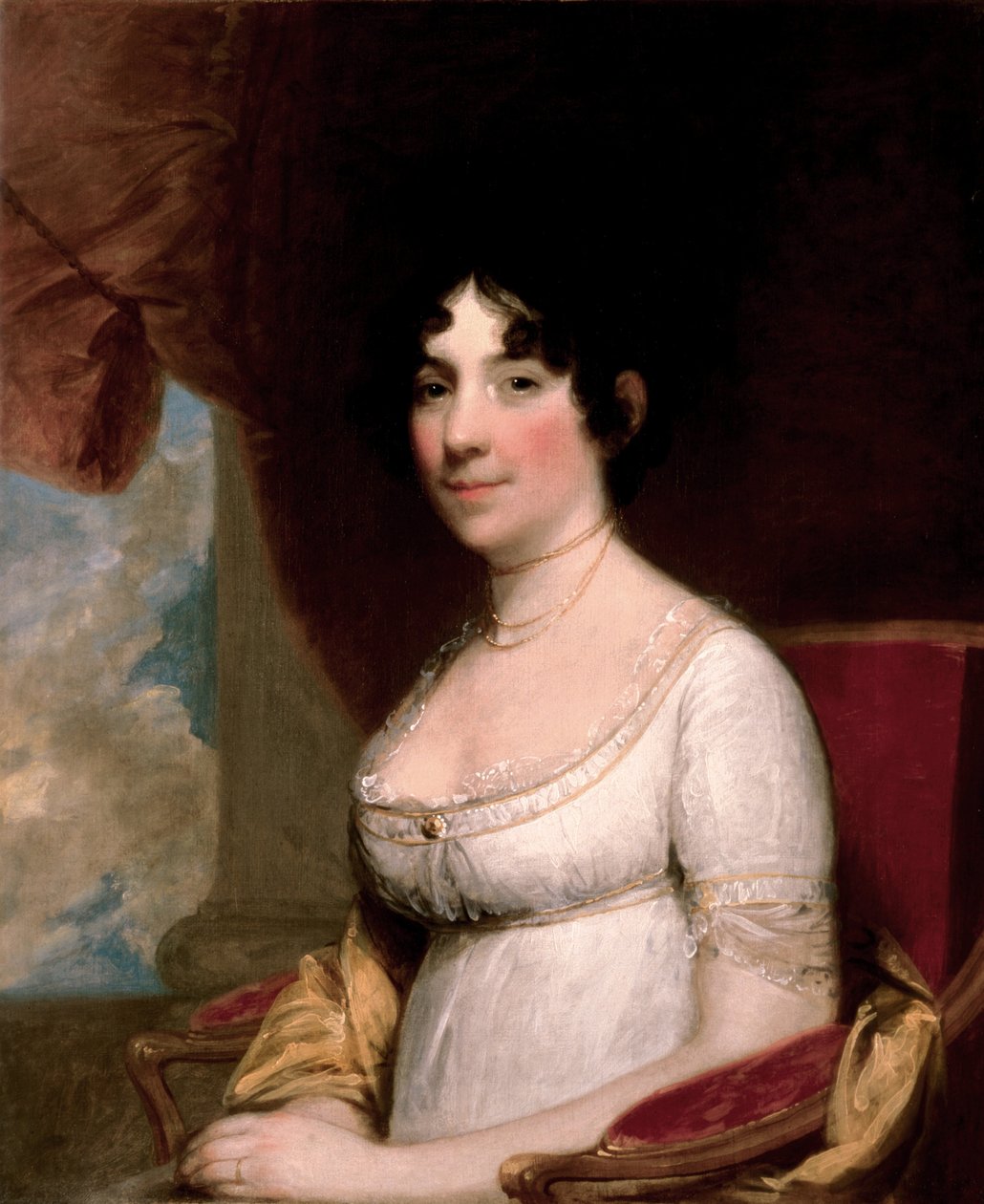 Pani Dolley Madison autorstwa Gilbert Stuart