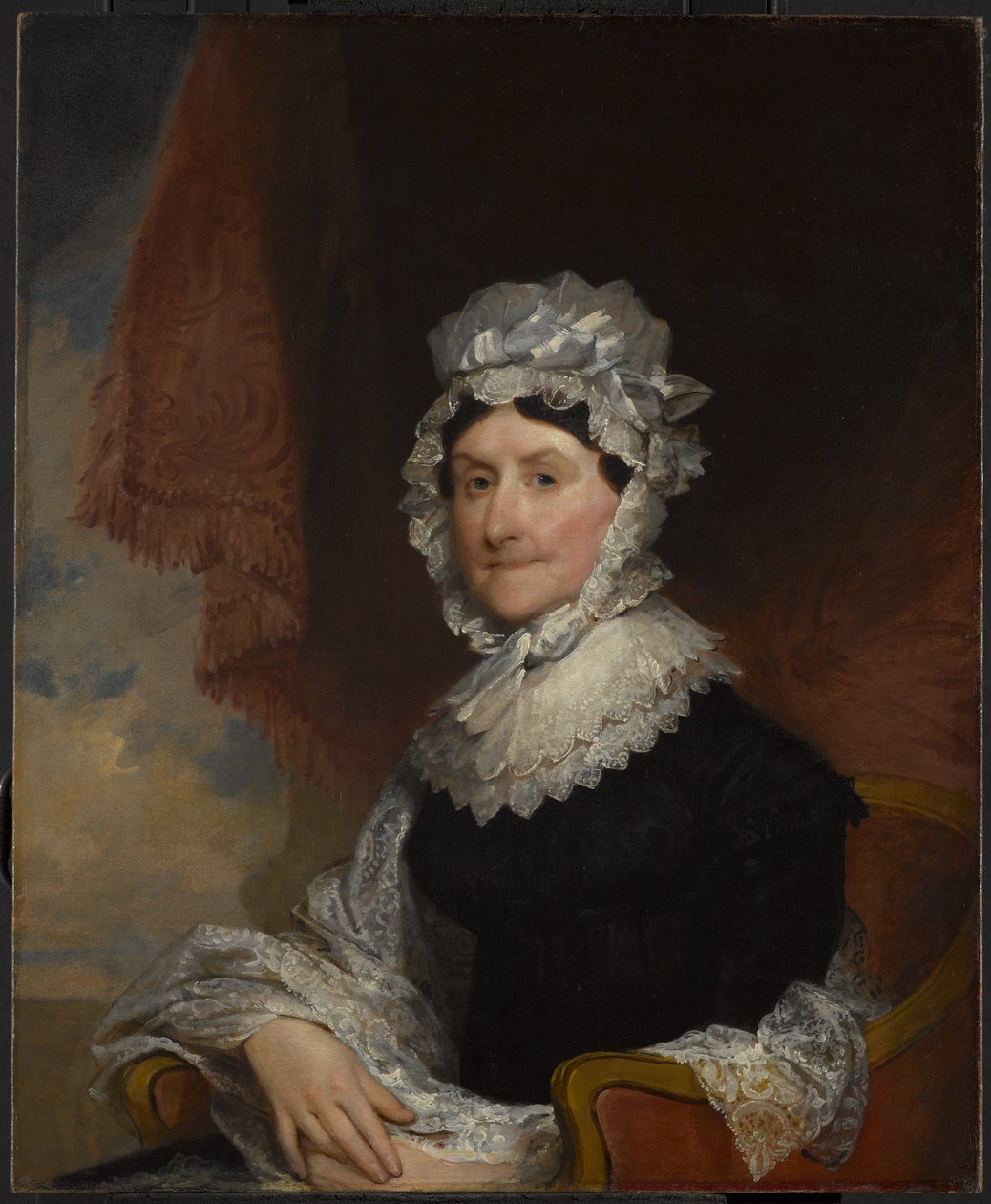 Pani Robert Nicholls (Henrietta Overing) Auchmuty, 1816 autorstwa Gilbert Stuart