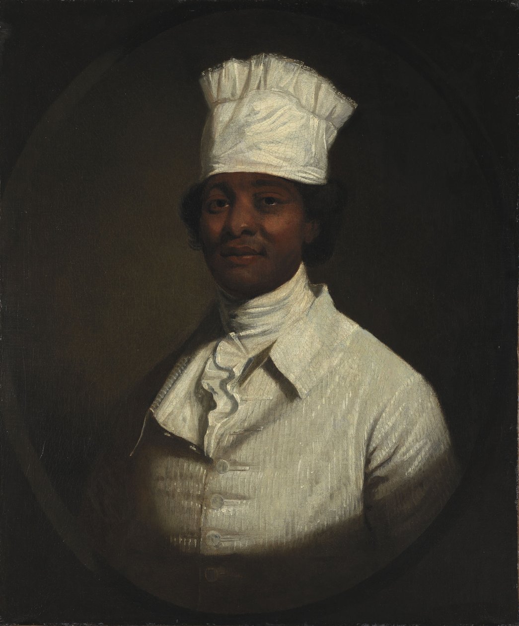 Portret kucharza Jerzego Waszyngtona autorstwa Gilbert Stuart