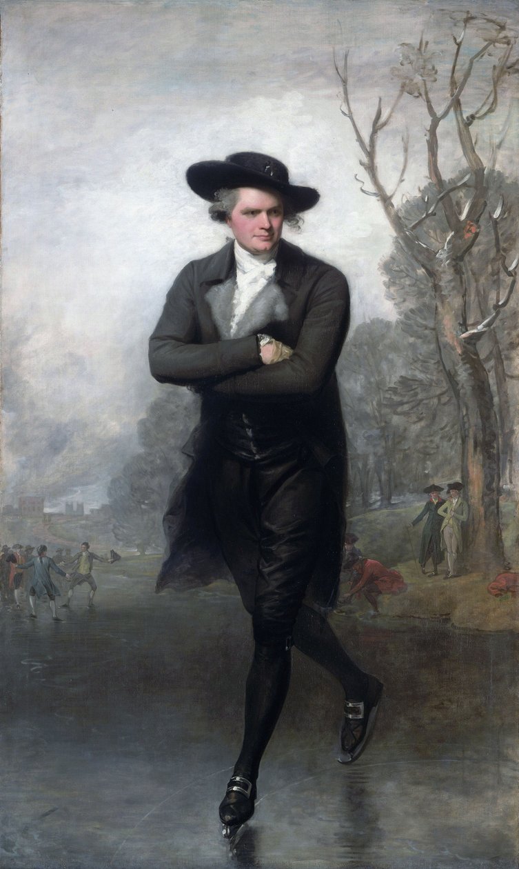 Łyżwiarz (portret Williama Granta) autorstwa Gilbert Stuart