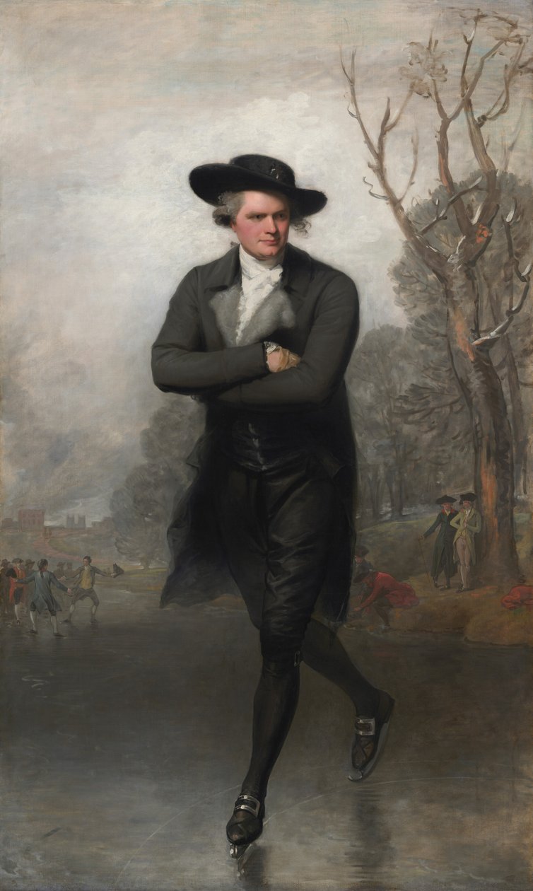 „Łyżwiarz” (Portret Williama Granta) autorstwa Gilbert Stuart