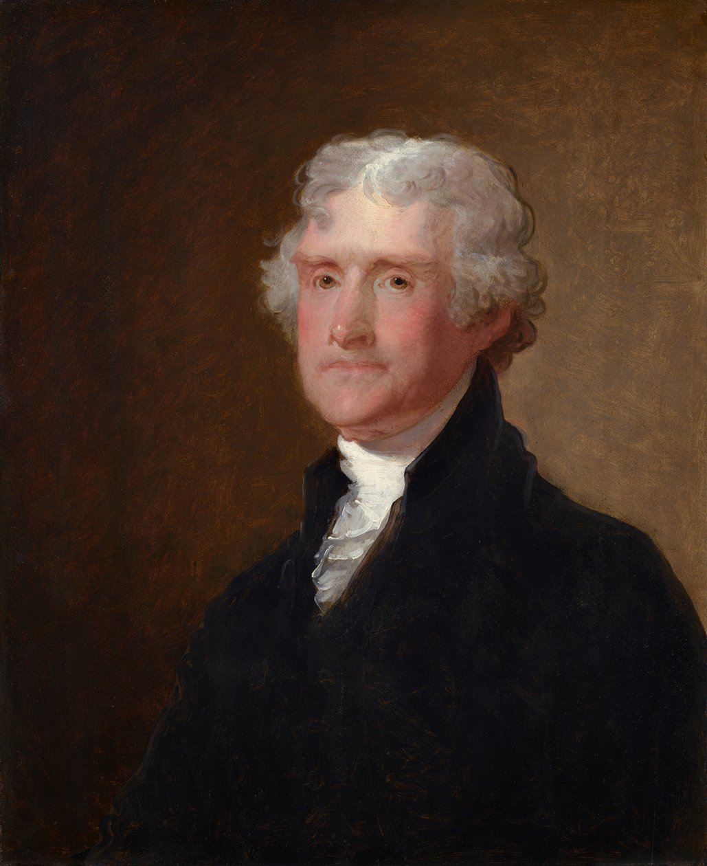 Thomas Jefferson autorstwa Gilbert Stuart