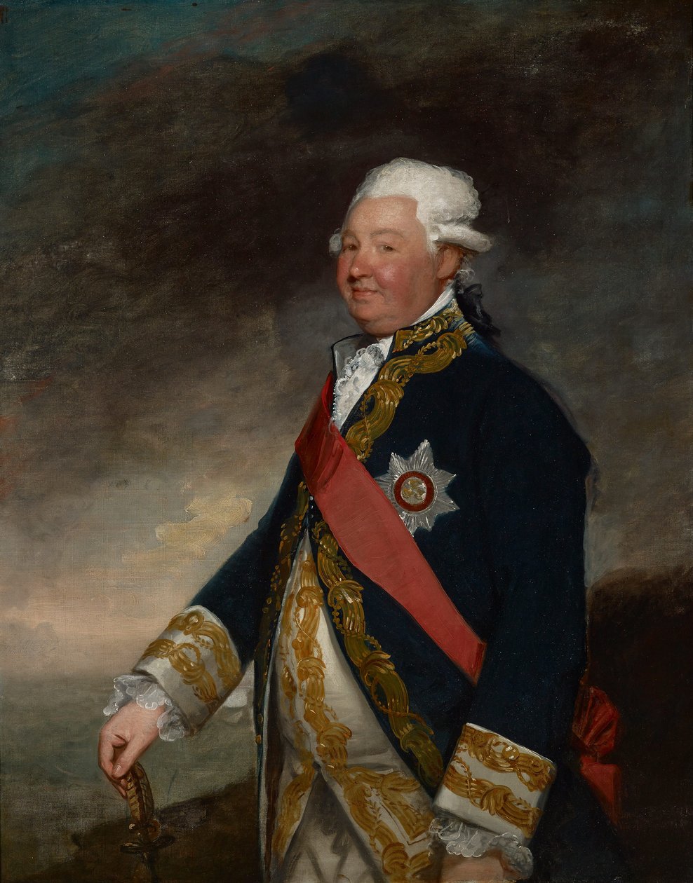 Wiceadmirał Edward Hughes autorstwa Gilbert Stuart