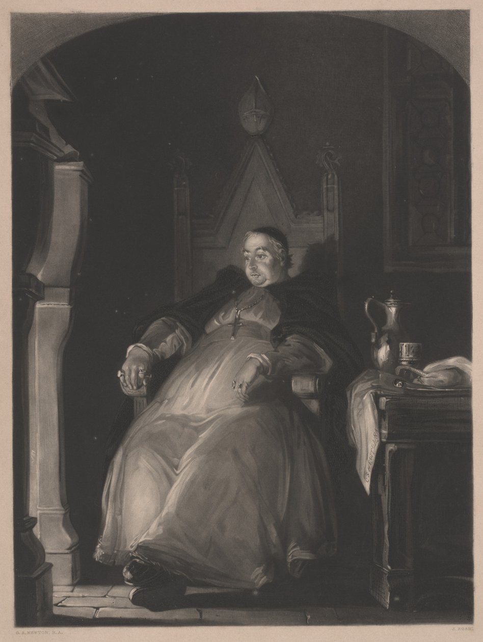 Abbott Bonifacy autorstwa Gilbert Stuart Newton
