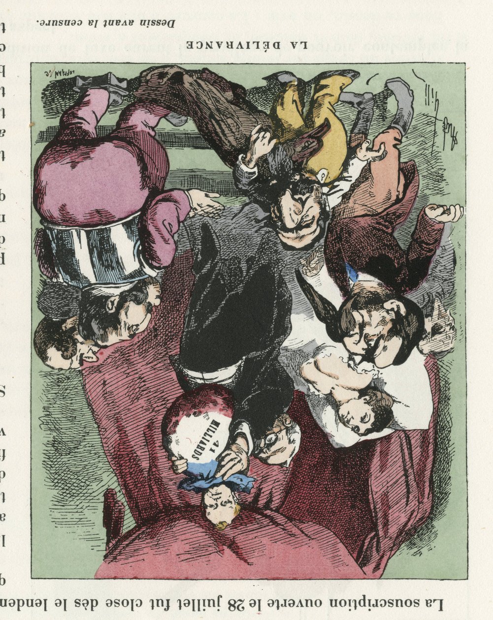 Ilustracja Louis Alexandre Gosset de Guines dit Gill (1840-1885) na okładkę L