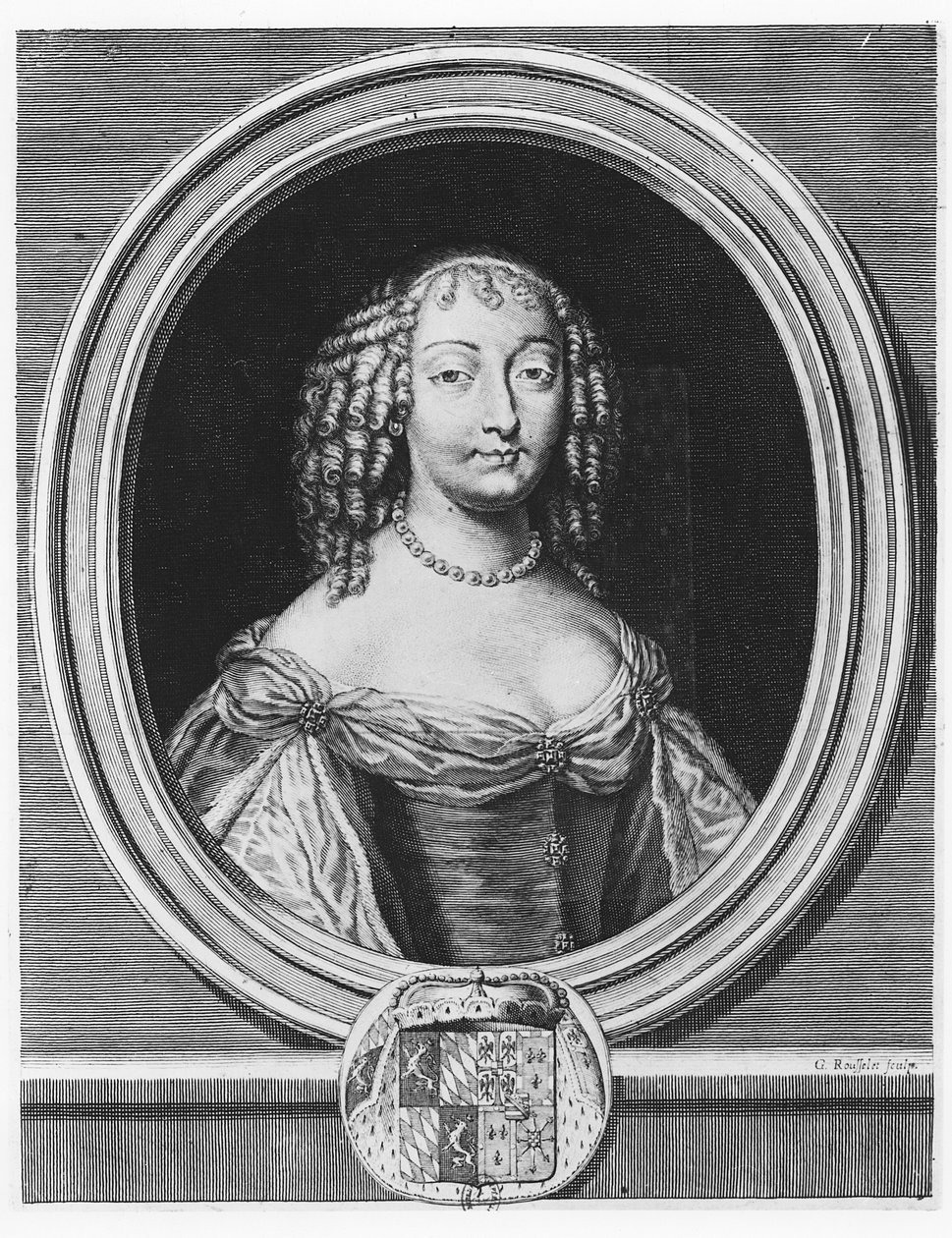 Anne Gonzaga, Księżniczka Palatyn autorstwa Gilles Rousselet
