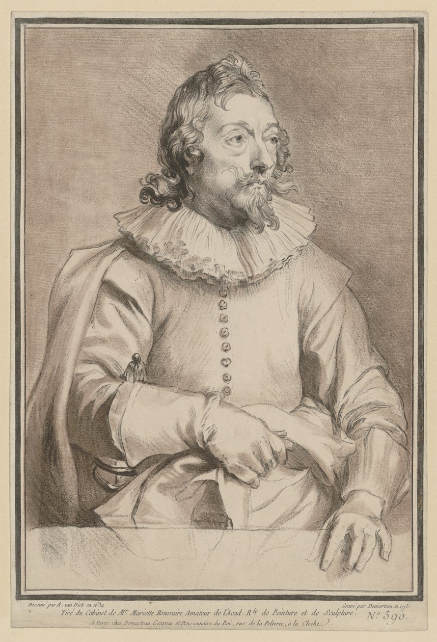 Portret Jacomo de Cachiopina autorstwa Gilles Demarteau