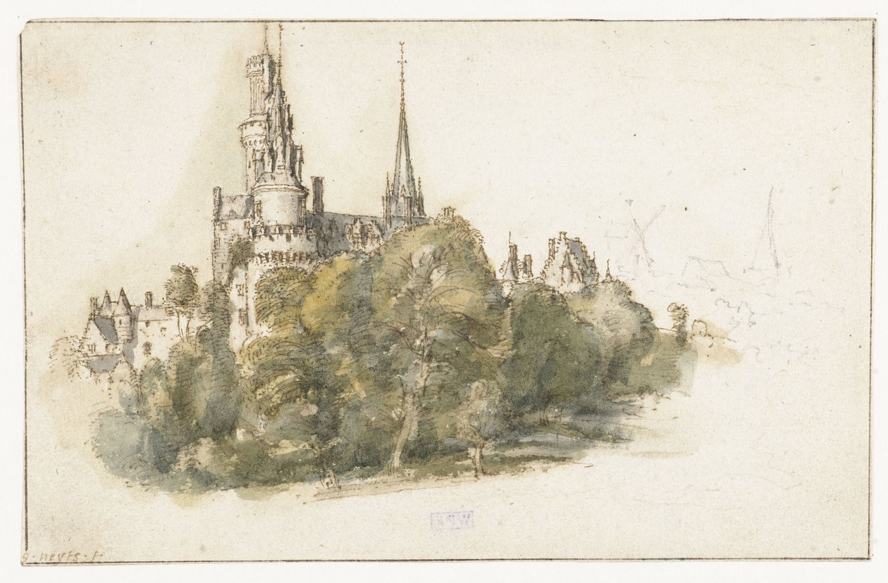 Widok na Château d