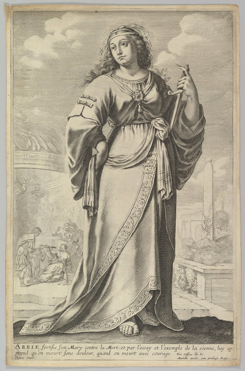 Arrie, 1647. Twórcy: Gilles Rousselet, Abraham Bosse. autorstwa Gilles Rousselet and Abraham Bosse