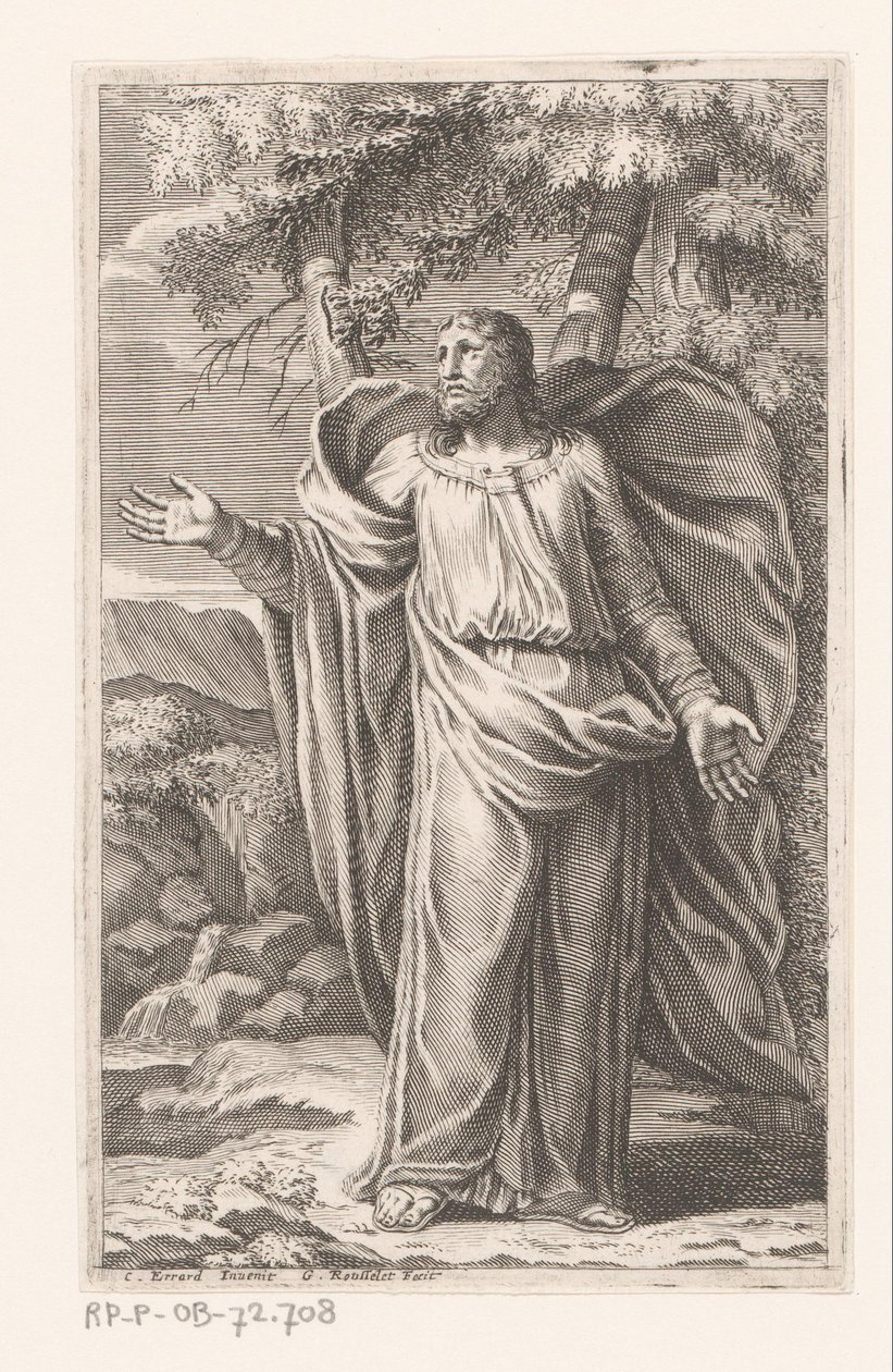 Chrystus na pustkowiu autorstwa Gilles Rousselet