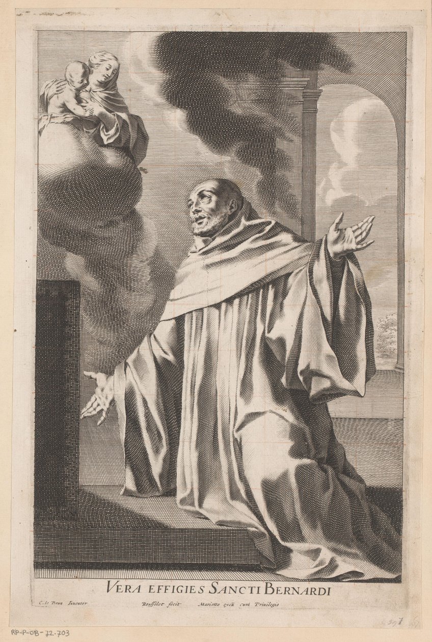 Św. Bernard z Clairvaux autorstwa Gilles Rousselet