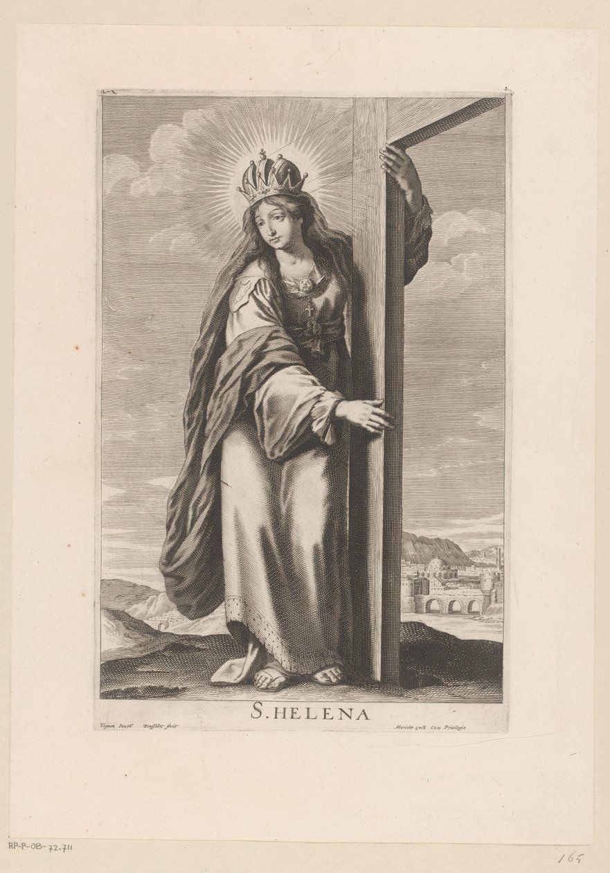Święta Helena pod krzyżem autorstwa Gilles Rousselet