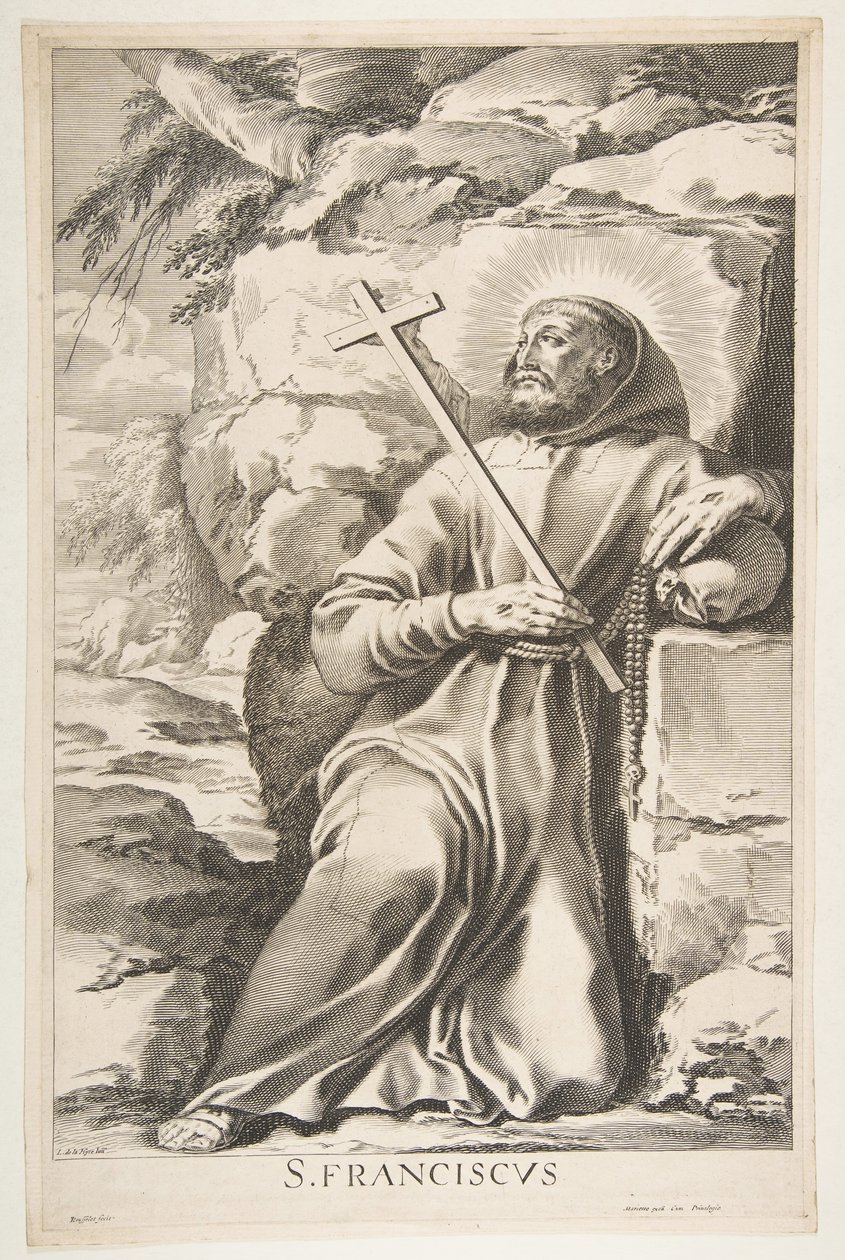 św. Franciszka. autorstwa Gilles Rousselet
