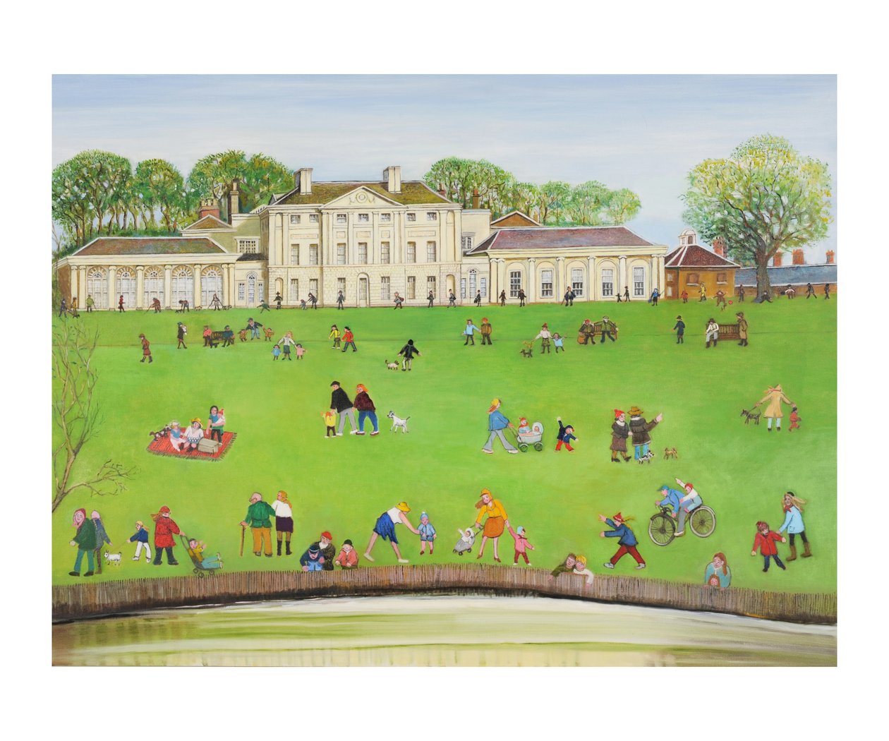 Kenwood, Hampstead, 2011 (olej na płótnie) autorstwa Gillian Lawson