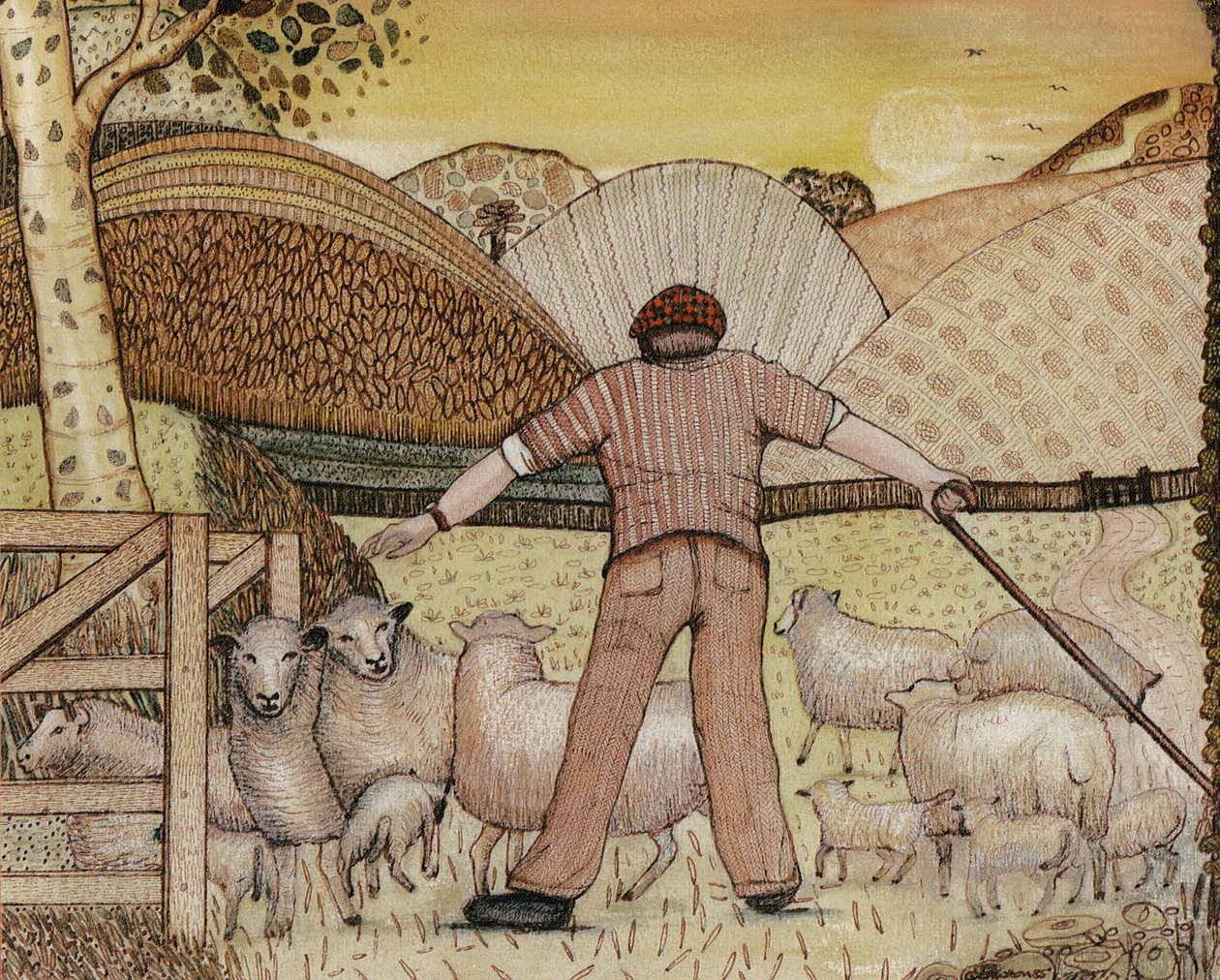 Pasterz, 1985 autorstwa Gillian Lawson