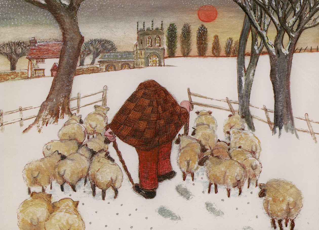 Powrót pasterza, 1985 autorstwa Gillian Lawson
