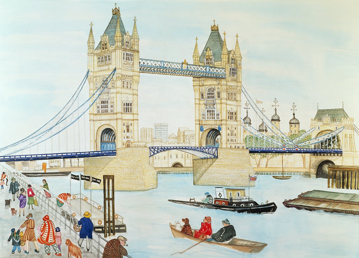 Tower Bridge, Londyn autorstwa Gillian Lawson