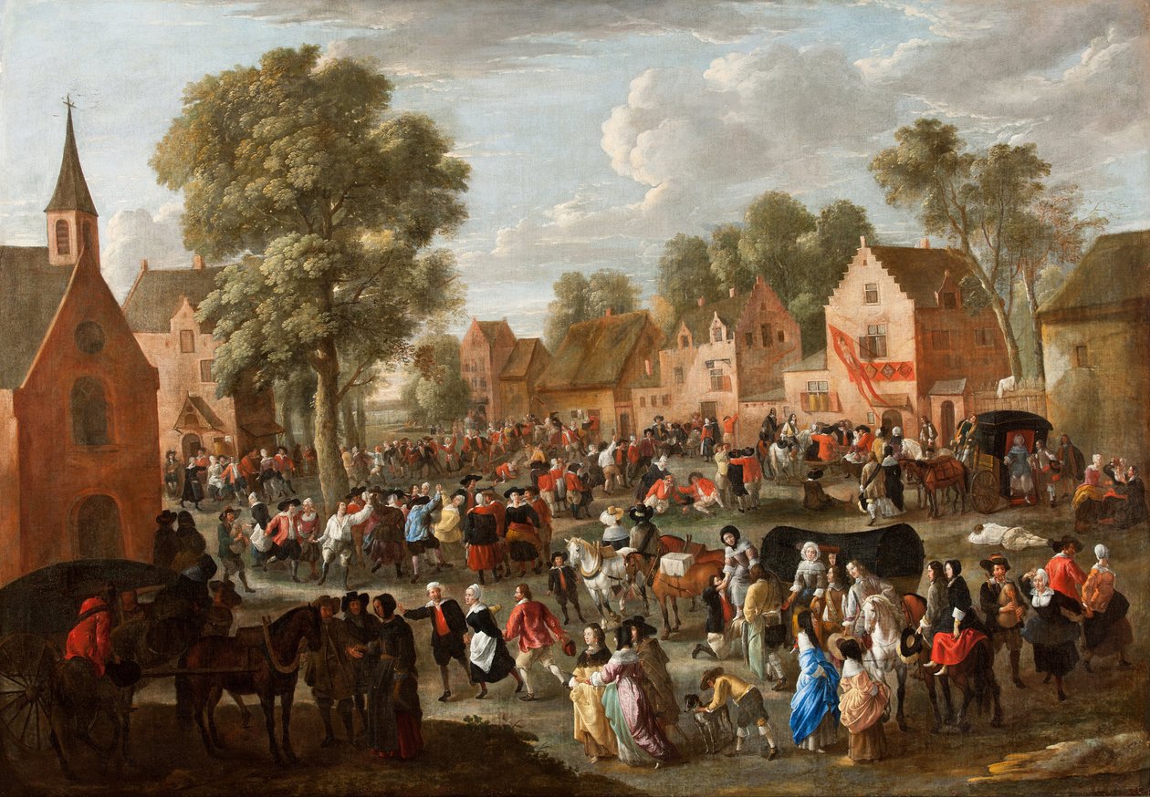 Wesołe wesołe miasteczko autorstwa Gillis van Tilborgh the younger
