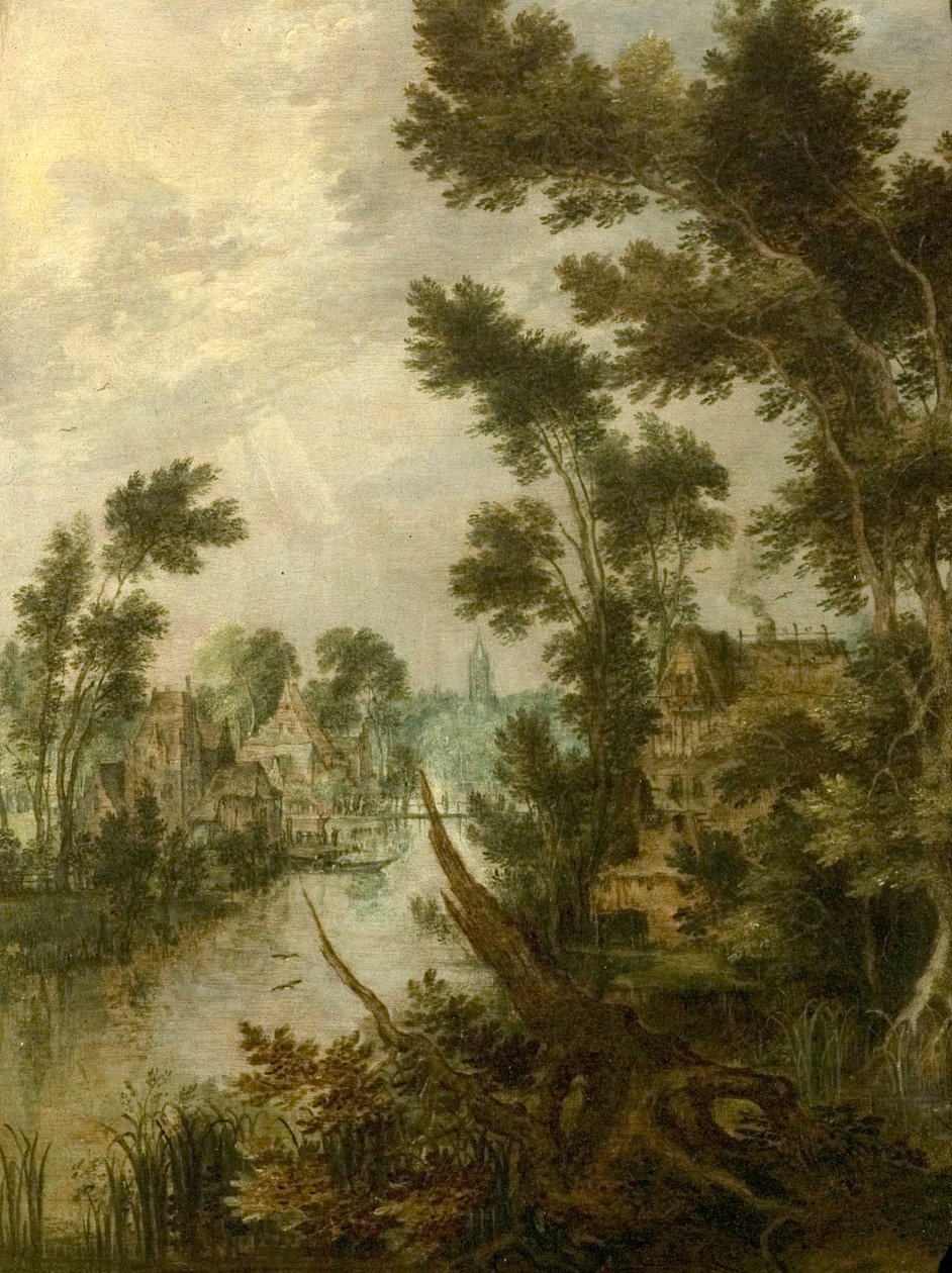 Scena rzeczna, 1614 autorstwa Gillis Claesz d Hondecoeter