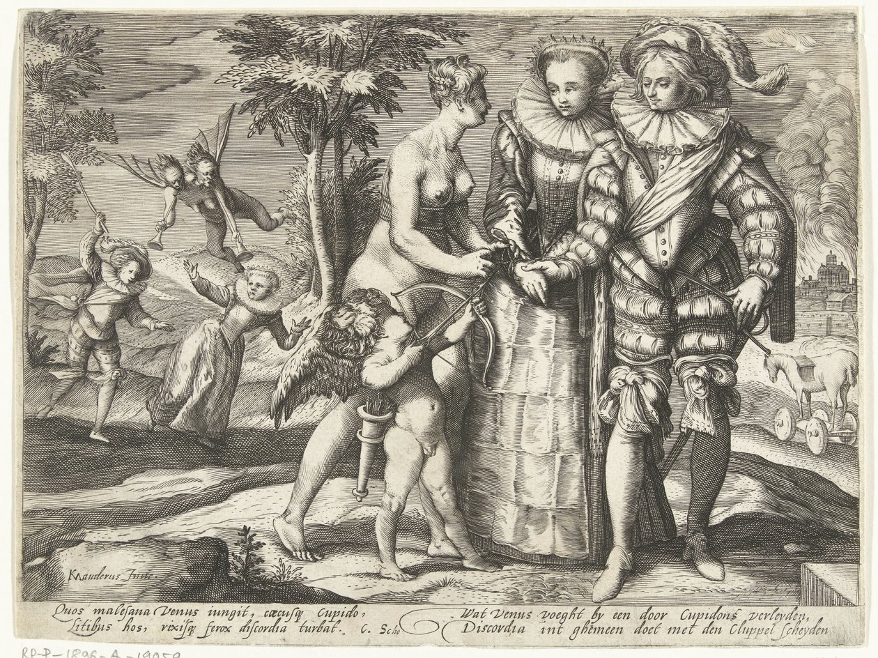 Wenus, miłość w niezgodzie autorstwa Gillis van Breen (attributed to)