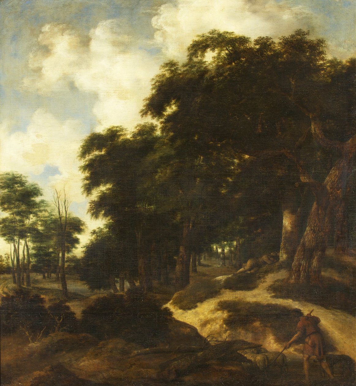 Scena leśna autorstwa Gillis van Scheyndel