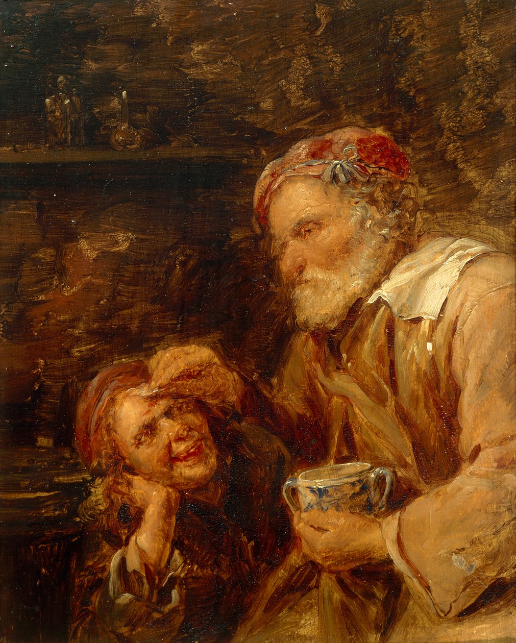 Dotyk – Gillis van Tilborgh Młodszy (1625-1678). autorstwa Gillis van Tilborgh
