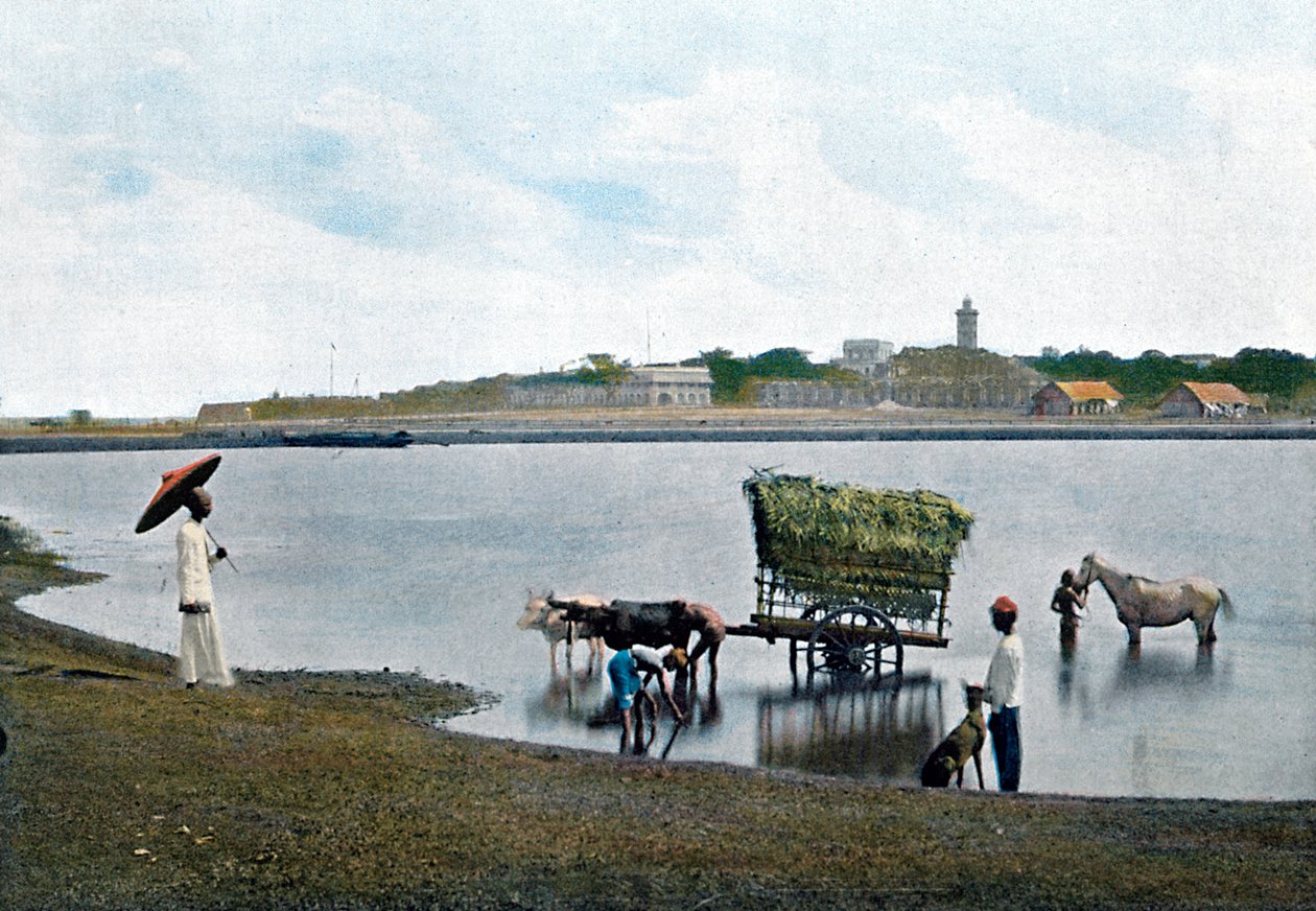 Kolombo, Cejlon, ok. 1890 r autorstwa Gillot