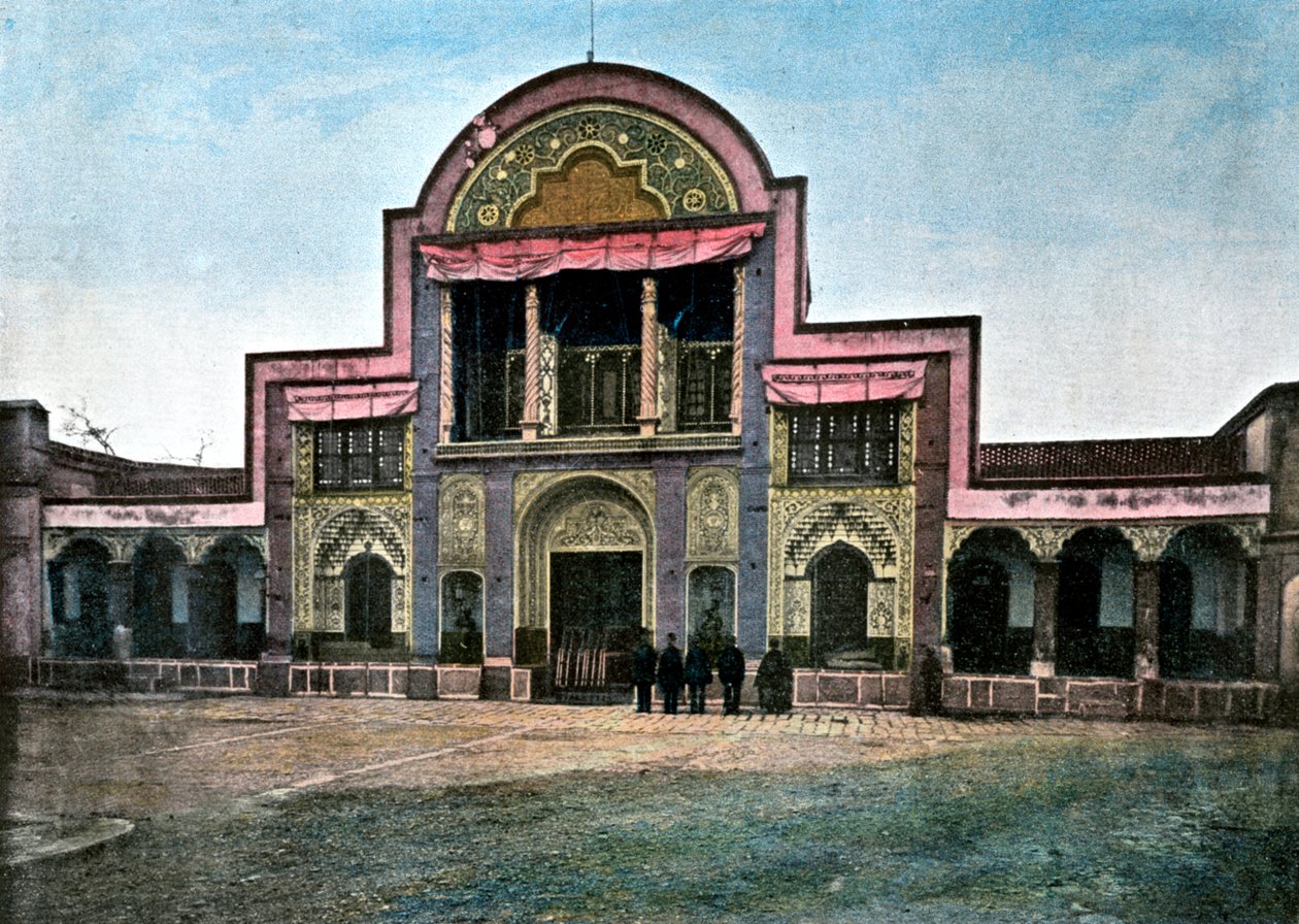 Brama pałacu szacha, Teheran, c1890 autorstwa Gillot