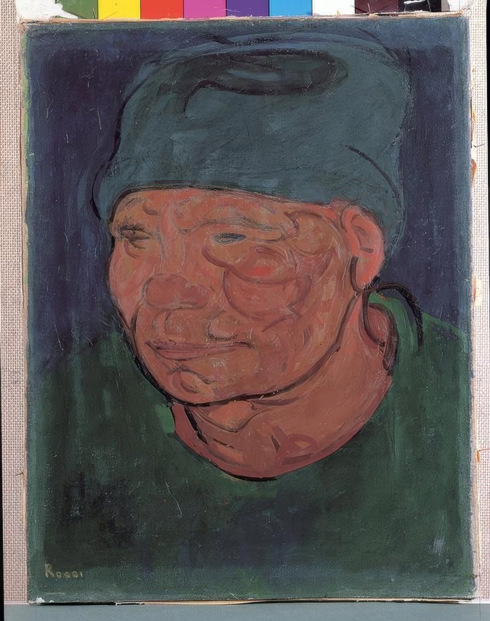 Zielony Beret Rybak autorstwa Gino Rossi