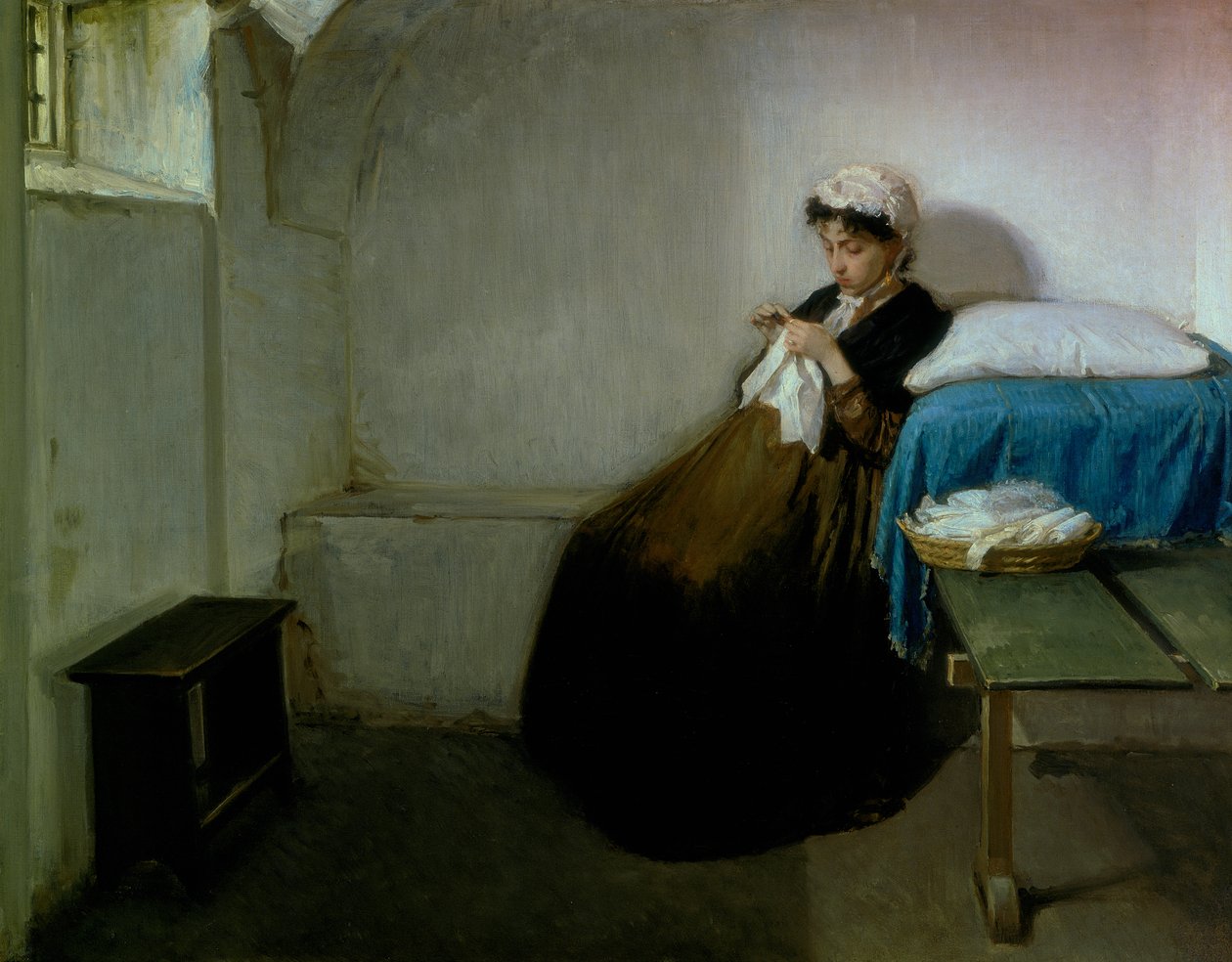 Luisa Sanfelice w więzieniu, 1877 autorstwa Gioacchino Toma