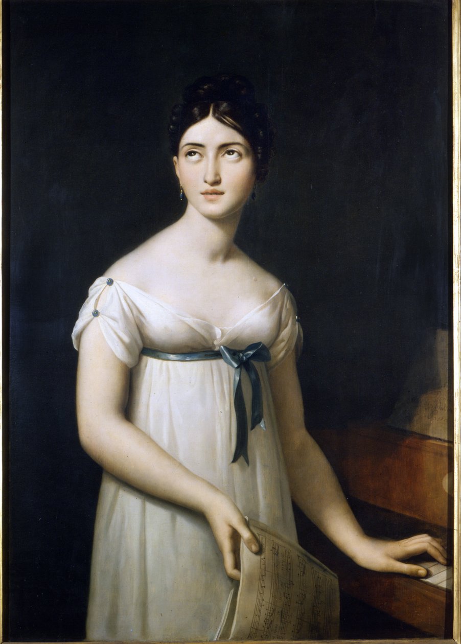 Makaron Giuditta (1797-1865). Obraz Serangeliego. Początek XIX wieku. Muzeum Scali autorstwa Gioacchino Giuseppe Serangeli