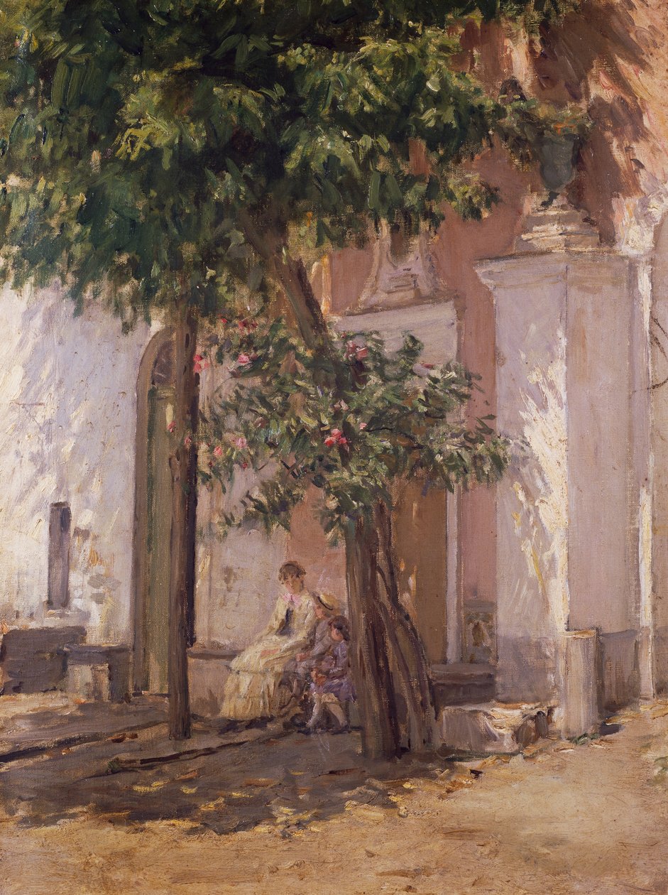 Villa Garzoni, autorstwa Gioacchino Toma (1836-1893), obraz. autorstwa Gioacchino Toma