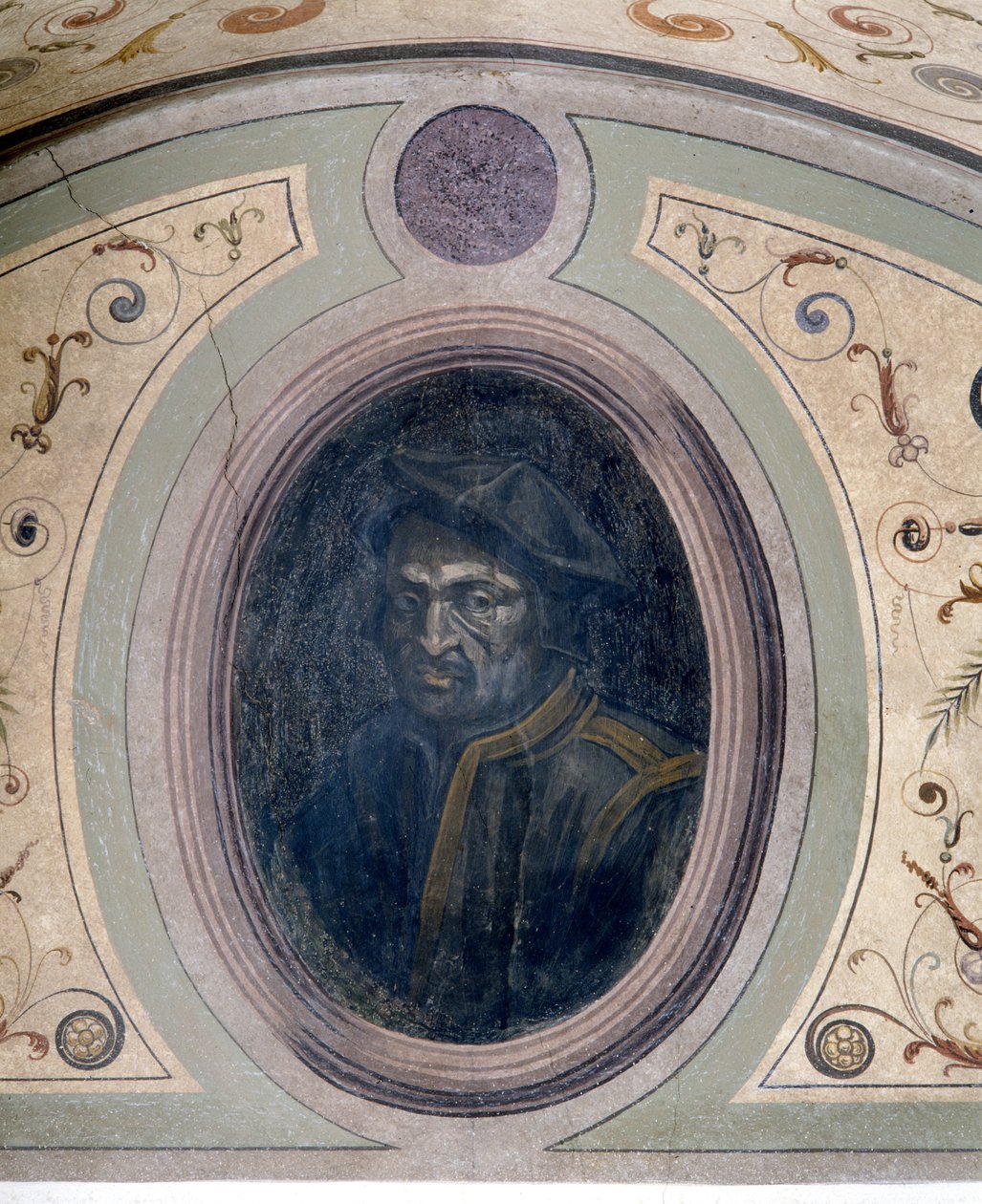 Portret mężczyzny, Camera della Fama, 1548 autorstwa Giorgio Vasari