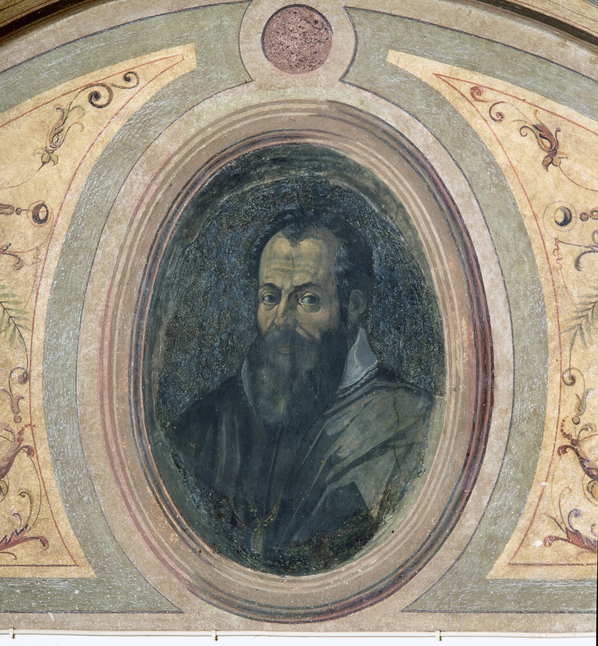 Portret mężczyzny, Camera della Fama, 1548 autorstwa Giorgio Vasari