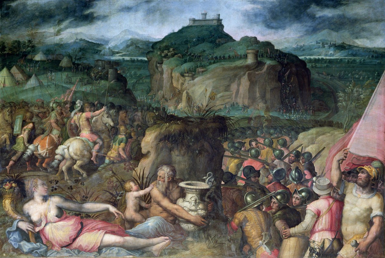 Oblężenie San Leo (zob. 139094) autorstwa Giorgio Vasari